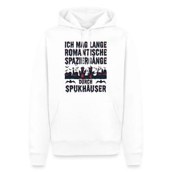 Romantische Spaziergänge Halloween Kostüm Lustig - Männer Premium Bio Hoodie - Weiß - Vorne - Nico (187cm)