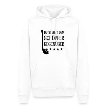 Lustiger Koch Sarkasmus Geschenk Küchenchef Chef - Männer Premium Bio Hoodie - Weiß - Vorne - Nico (187cm)