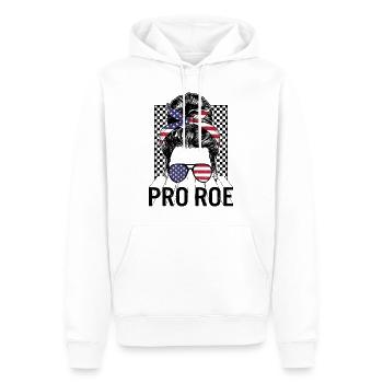 Pro Choice Shirt, Pro Roe Cute Messy Bun 1973 Tee - Sweat à capuche Premium bio Homme - blanc - Devant - Nico (187cm)