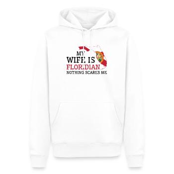 Nichts macht mir Angst Floridian Frau Florida - Männer Premium Bio Hoodie - Weiß - Vorne - Nico (187cm)