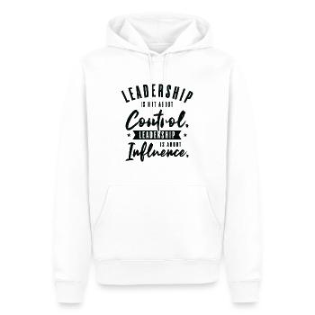 Führung Weisheit Zitate Führer Inspirieren - Männer Premium Bio Hoodie - Weiß - Vorne - Nico (187cm)