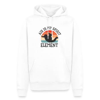 Fallschirmspringen Fallschirmspringer - Männer Premium Bio Hoodie - Weiß - Vorne - Nico (187cm)
