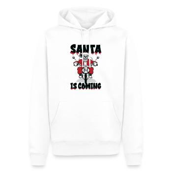 Scary Santa Weihnachten Urlaub Halloween - Männer Premium Bio Hoodie - Weiß - Vorne - Nico (187cm)
