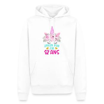 Enfant T Shirt 82 Ans Fille Anniversaire Cadeau - Männer Premium Bio Hoodie - Weiß - Vorne - Nico (187cm)