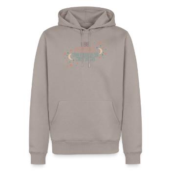 Chemise de la Semaine nationale de la paie, je fais de la paie drôle - Sweat à capuche Premium bio Homme - taupe - Devant - Nico (187cm)