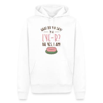 Soap Dealer Homemade Soap Soaper Soap Hobbyist - Men’s Premium Organic Hoodie - white - Front - Nico (187cm)