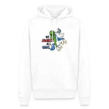 Regenbogen Tier Fee Einhorn Liebhaber Alien - Männer Premium Bio Hoodie - Weiß - Vorne - Nico (187cm)