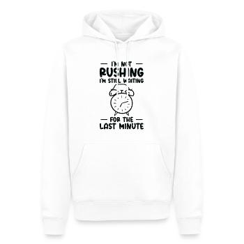 Prokrastinierender Wecker Prokrastinator Arbeit - Männer Premium Bio Hoodie - Weiß - Vorne - Nico (187cm)