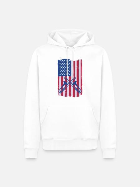 Trombone Teacher Trombonist Player Funny - Men’s Premium Organic Hoodie - white