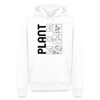 Mutterhemd, Pflanzenmutter Blumen Botaniker-Tee, - Männer Premium Bio Hoodie - Weiß - Vorne - Nico (187cm)