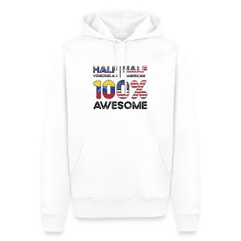 Geborener Venezolaner Venezuela Amerikaner USA - Männer Premium Bio Hoodie - Weiß - Vorne - Nico (187cm)