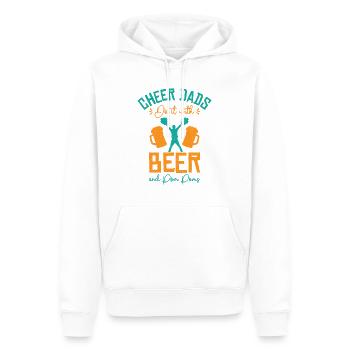Cheerleader Stolzes Cheer Dad Cheerleading - Männer Premium Bio Hoodie - Weiß - Vorne - Nico (187cm)