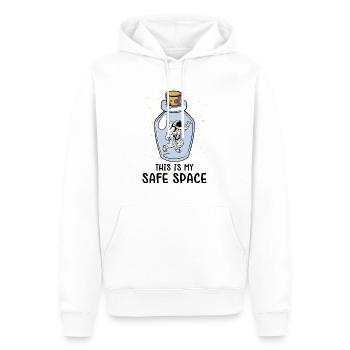 Weltraum Astronaut Starry Mystische Astronomie - Männer Premium Bio Hoodie - Weiß - Vorne - Nico (187cm)