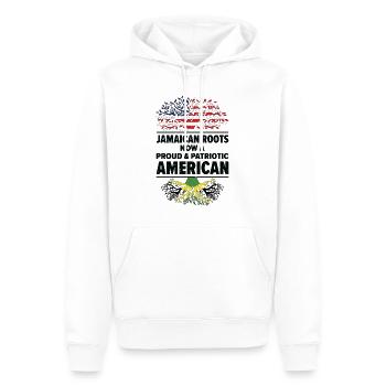 Geborener Jamaikaner Jamaika Amerikaner USA - Männer Premium Bio Hoodie - Weiß - Vorne - Nico (187cm)