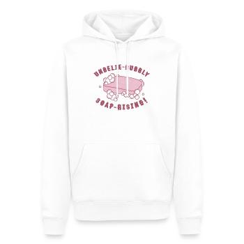 Fabricant de savon Production de savon de fabrication de savon - Sweat à capuche Premium bio Homme - blanc - Devant - Nico (187cm)