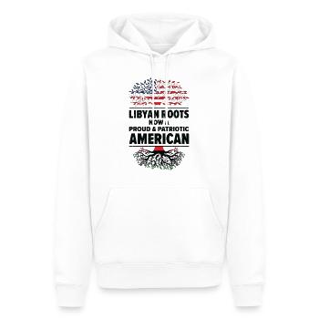 Geboren in Libyen Libyen Amerikaner USA - Männer Premium Bio Hoodie - Weiß - Vorne - Nico (187cm)