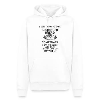 Cuisson au levain Baker Journeyman Bakery Bread - Sweat à capuche Premium bio Homme - blanc - Devant - Nico (187cm)