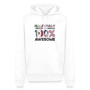 Geborener Mexikaner Mexiko Amerikaner USA - Männer Premium Bio Hoodie - Weiß - Vorne - Nico (187cm)