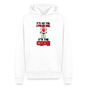 Roboter Künstliche Intelligenz Maschine - Männer Premium Bio Hoodie - Weiß - Vorne - Nico (187cm)