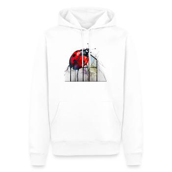 Marienkäfer Kunst Geschenk Insekten Tier - Männer Premium Bio Hoodie - Weiß - Vorne - Nico (187cm)
