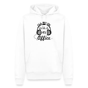 DJ Plattenspieler Kopfhörer Audiologe Disk Jockey - Männer Premium Bio Hoodie - Weiß - Vorne - Nico (187cm)