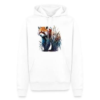 Schmetterling Kunst Tier Geschenk Tiermotiv - Männer Premium Bio Hoodie - Weiß - Vorne - Nico (187cm)