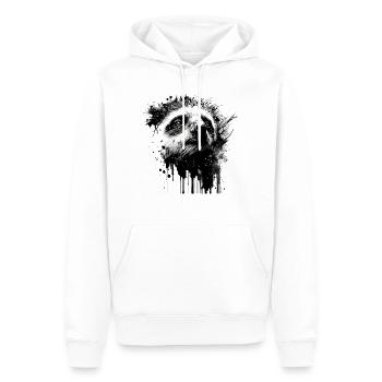 Faultier Kunst Zeichnung Tier Geschenk Faul Zoo - Männer Premium Bio Hoodie - Weiß - Vorne - Nico (187cm)
