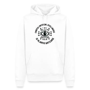 Künstliche Intelligenz Programmierung - Männer Premium Bio Hoodie - Weiß - Vorne - Nico (187cm)