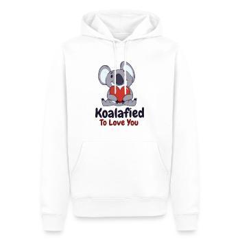 Valentinstag Koala Liebe Wildlife Koala Lover - Männer Premium Bio Hoodie - Weiß - Vorne - Nico (187cm)