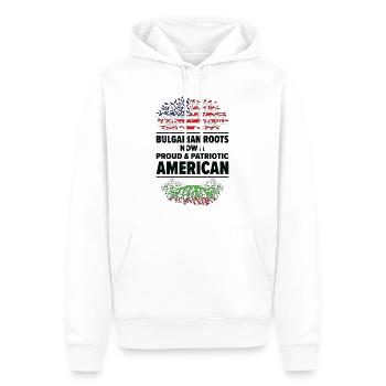 Geboren bulgarisch Bulgarien Amerikanisch USA - Männer Premium Bio Hoodie - Weiß - Vorne - Nico (187cm)