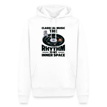Astronaute de l’espace Astronomie classique - Sweat à capuche Premium bio Homme - blanc - Devant - Nico (187cm)