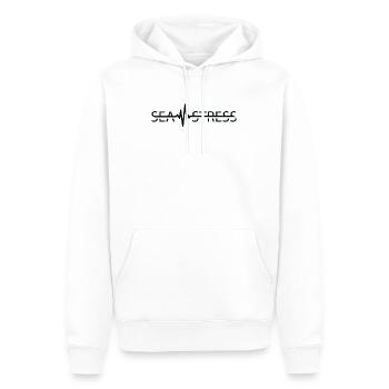 Seamstress Heartbeat Quilter-Nähmaschine - Männer Premium Bio Hoodie - Weiß - Vorne - Nico (187cm)