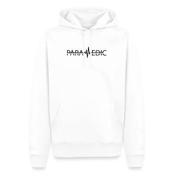 Paramedic Heartbeat - Männer Premium Bio Hoodie - Weiß - Vorne - Nico (187cm)