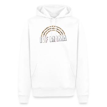 In Vitro Fertilization Shirt, IVF Mama Rainbow - Men’s Premium Organic Hoodie - white - Front - Nico (187cm)