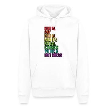 Feminismus Feminismus Frauen Gleichberechtigung - Männer Premium Bio Hoodie - Weiß - Vorne - Nico (187cm)