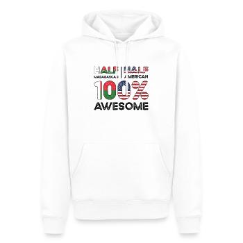 Madagascar American Patriot USA Grown - Sweat à capuche Premium bio Homme - blanc - Devant - Nico (187cm)
