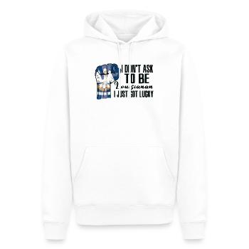 Louisianer Amerikaner US-Patriot USA Gewachsen - Männer Premium Bio Hoodie - Weiß - Vorne - Nico (187cm)