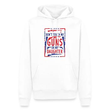 Guns 2nd Amendment Second Amendment Pro Gun Lover - Men’s Premium Organic Hoodie - white - Front - Nico (187cm)