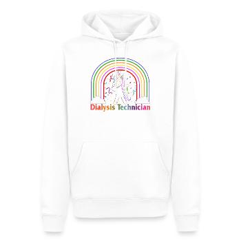 Dialysetechniker Hemd, Dialysetechniker - Männer Premium Bio Hoodie - Weiß - Vorne - Nico (187cm)