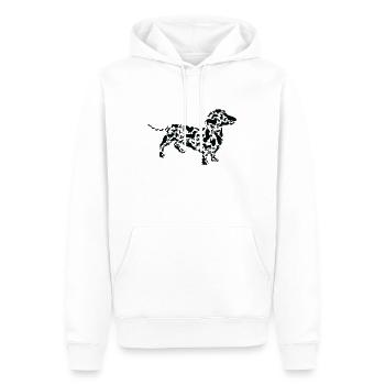 Dackel Hund Dackel Mama Dackel Papa - Männer Premium Bio Hoodie - Weiß - Vorne - Nico (187cm)