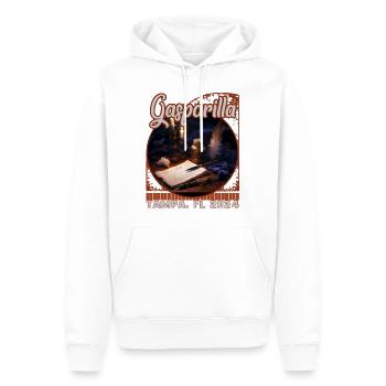 Gasparilla 2024 Shanty Quill Tampa FL - Sweat à capuche Premium bio Homme - blanc - Devant - Nico (187cm)