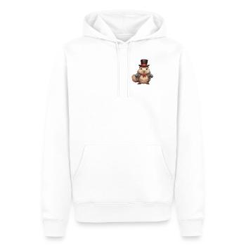 Peek A Boo Murmeltier Entzückender Murmeltiertag - Männer Premium Bio Hoodie - Weiß - Vorne - Nico (187cm)