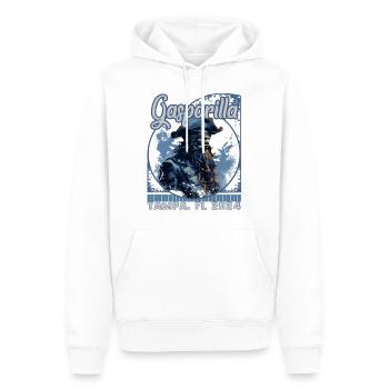 Gasparilla 2024 Capitaine de l’écume de mer Tampa FL - Sweat à capuche Premium bio Homme - blanc - Devant - Nico (187cm)