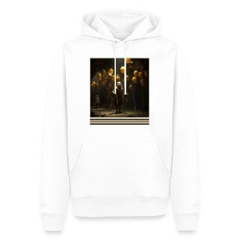 Gruselige Marionetten Vintage Gothic T-Shirt - Männer Premium Bio Hoodie - Weiß - Vorne - Nico (187cm)