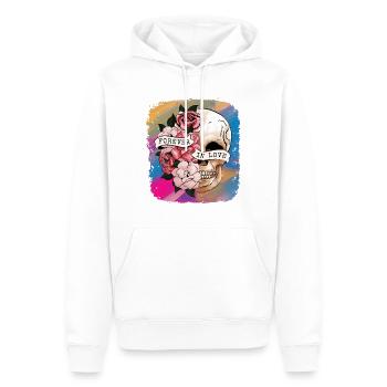 Valentinstag Für immer verliebt - Männer Premium Bio Hoodie - Weiß - Vorne - Nico (187cm)
