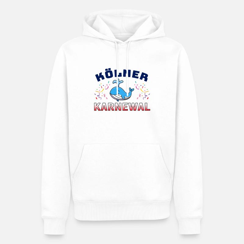 Carnaval de CologneCarnavalWAL - Sweat à capuche Premium bio Homme - blanc