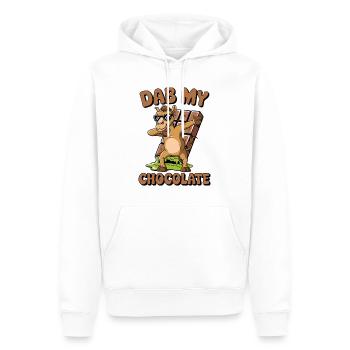 Dubai Dab my Chocolate - Männer Premium Bio Hoodie - Weiß - Vorne - Nico (187cm)