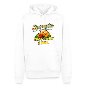 Philippinen Filipino Frühlingsrolle I Geschenk - Männer Premium Bio Hoodie - Weiß - Vorne - Nico (187cm)