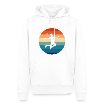 Badminton Squash Men's Badminton Players Badminton - Men’s Premium Organic Hoodie - white - Front - Nico (187cm)