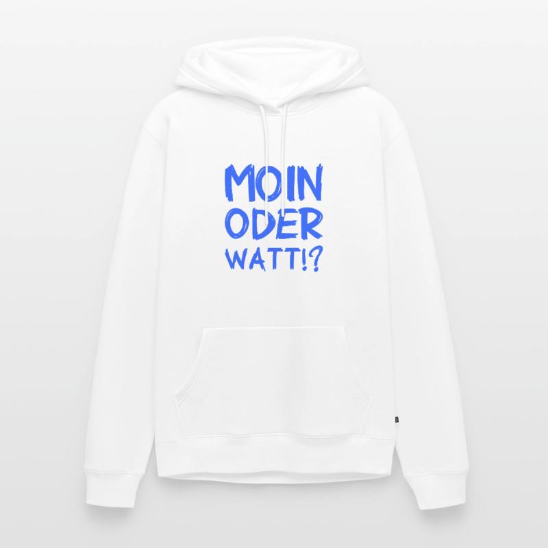 Moin oder Watt? Männer Premium Bio Hoodie